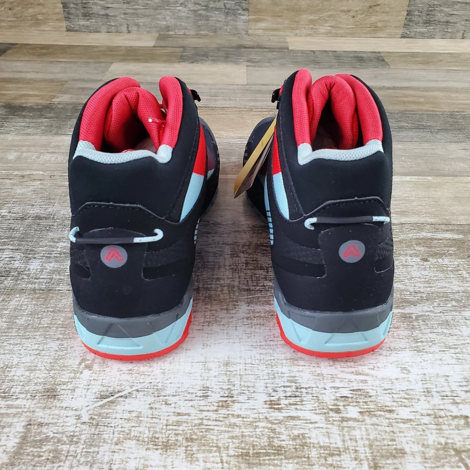 Zapatos de senderismo Asolo Eldo GV ML para mujer talla 7,5 Celadon rojo amapola con cordones parte superior baja Foto 3 de 4