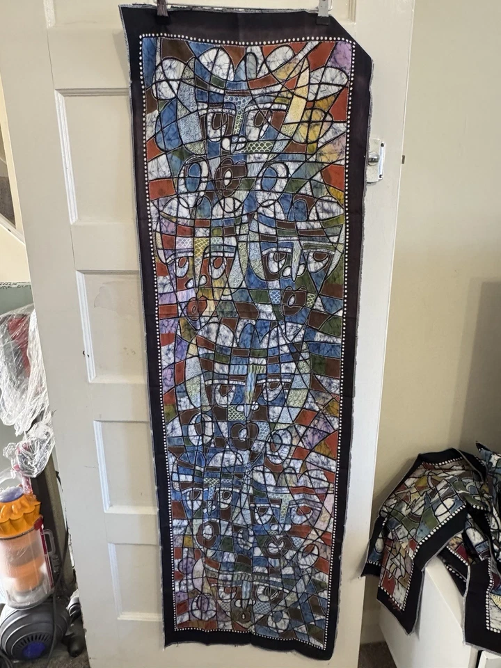 Batik Painting Artwork Wall Hanging Original Work - Image 4 of 4