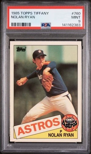 1985 TOPPS TIFFANY * NOLAN RYAN * #760 - PSA 9 - "MINT"