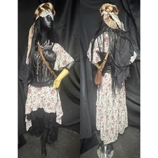 Flower Dress Pirate Costume - Handmade One-of-a-Kind - Womans Size Medium