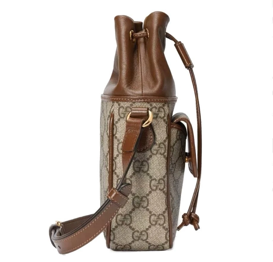 NUEVO BOLSO BANDOLERA GUCCI PEQUEÑO GG GUCCISSIMA CUERO MARRÓN BOLSO DE HOMBRO Foto 3 de 4