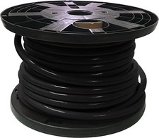 Deka Black Bulk 2 Awg Gauge Starter Battery Cable Copper 100 Ft - Usa