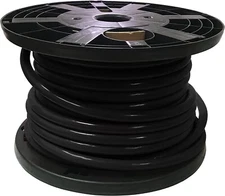 Deka Black Bulk 2 AWG Gauge Starter Battery Cable Copper 100 FT - USA