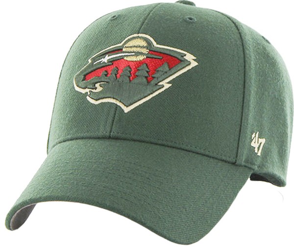 Forty Seven 47 Brand Minnesota Wild Mvp Curved Velcroback Cap Limited Edition-image