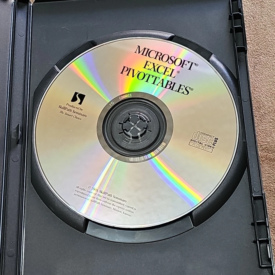 Excel PivotTables Training CD ROM SkillPath Philip Wiest Business Tutorial Cours - Image 2 of 4