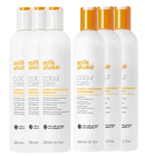 MILK SHAKE Color Care Shampoo & Condition - Reconstructs Hair 10.1Oz Pack of 6