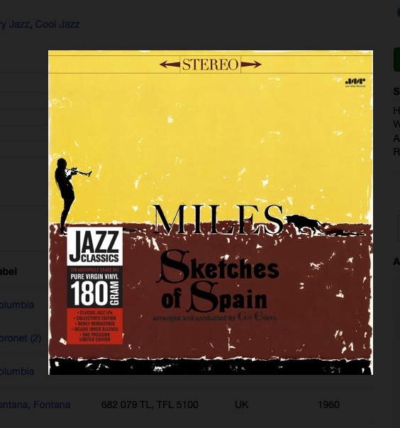 Miles Davis - Sketches Of Spain, Vinyl LP, New & Sealed (JazzWax)