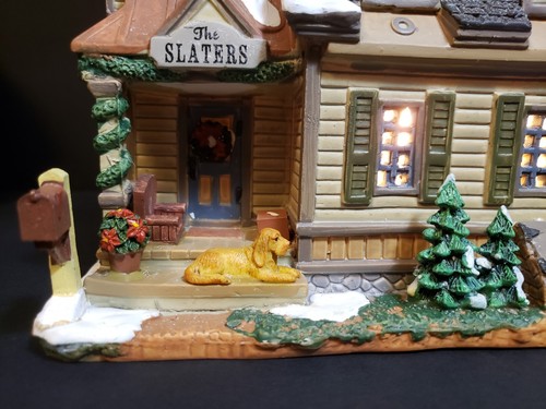 RARE Lemax Christmas Holiday Village Slater's Homestead 65081 Farmhouse Dog - Picture 3 of 16