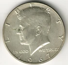 USA - 1967P - Kennedy ½ $ - Silver - No Mint Mark - #14092RG