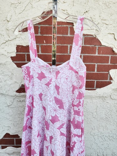 $659 THREE GRACES London embroidered cotton sleeveless strap 8 long midi dress - Picture 21 of 24