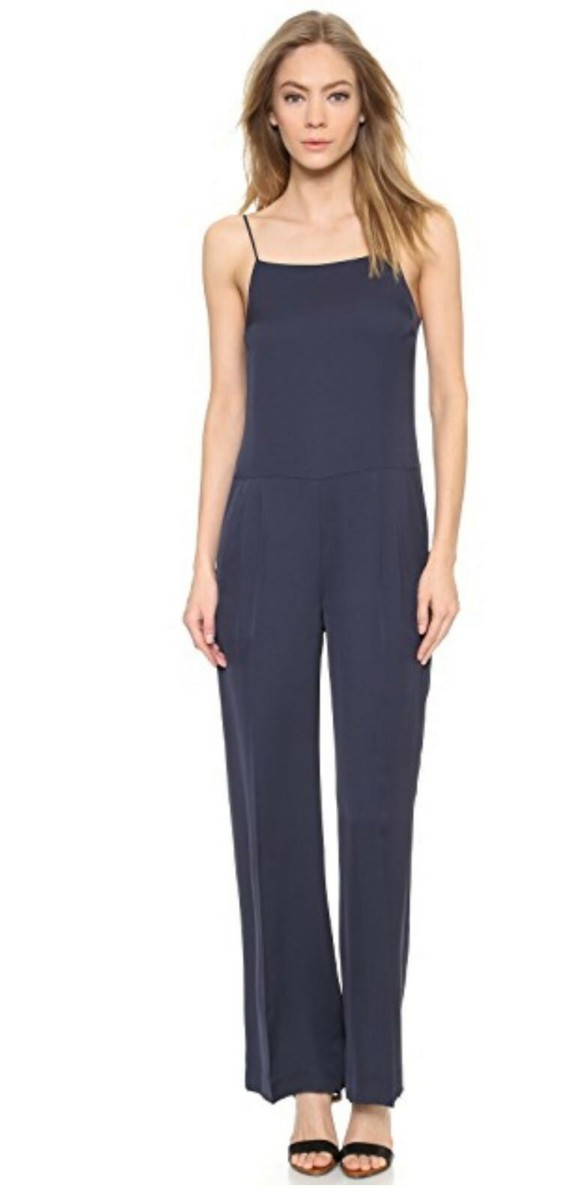 美品 Theory Silk Combo Rib WB Jumpsuit 美品 Theory Silk Combo Rib WB Jumpsuit