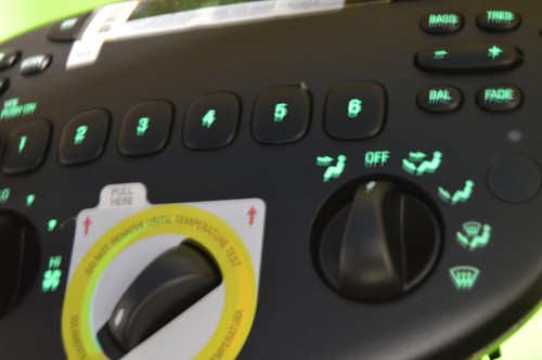 Ford Escort Tracer BASE AM FM radio stereo heater controls 98-02 F7CF-18C858-AH - Picture 6 of 11
