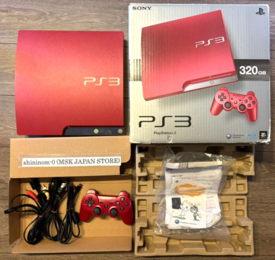 【303】 PS3 プレステ3 CECH-3000B SR PlayStation 3 320GB Scarlet Red Model CECH-3000B SR Game