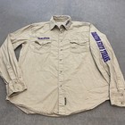 Tarleton State Texans Shirt Wrangler Western Shirt Pearl Snap Rodeo Mens Size M
