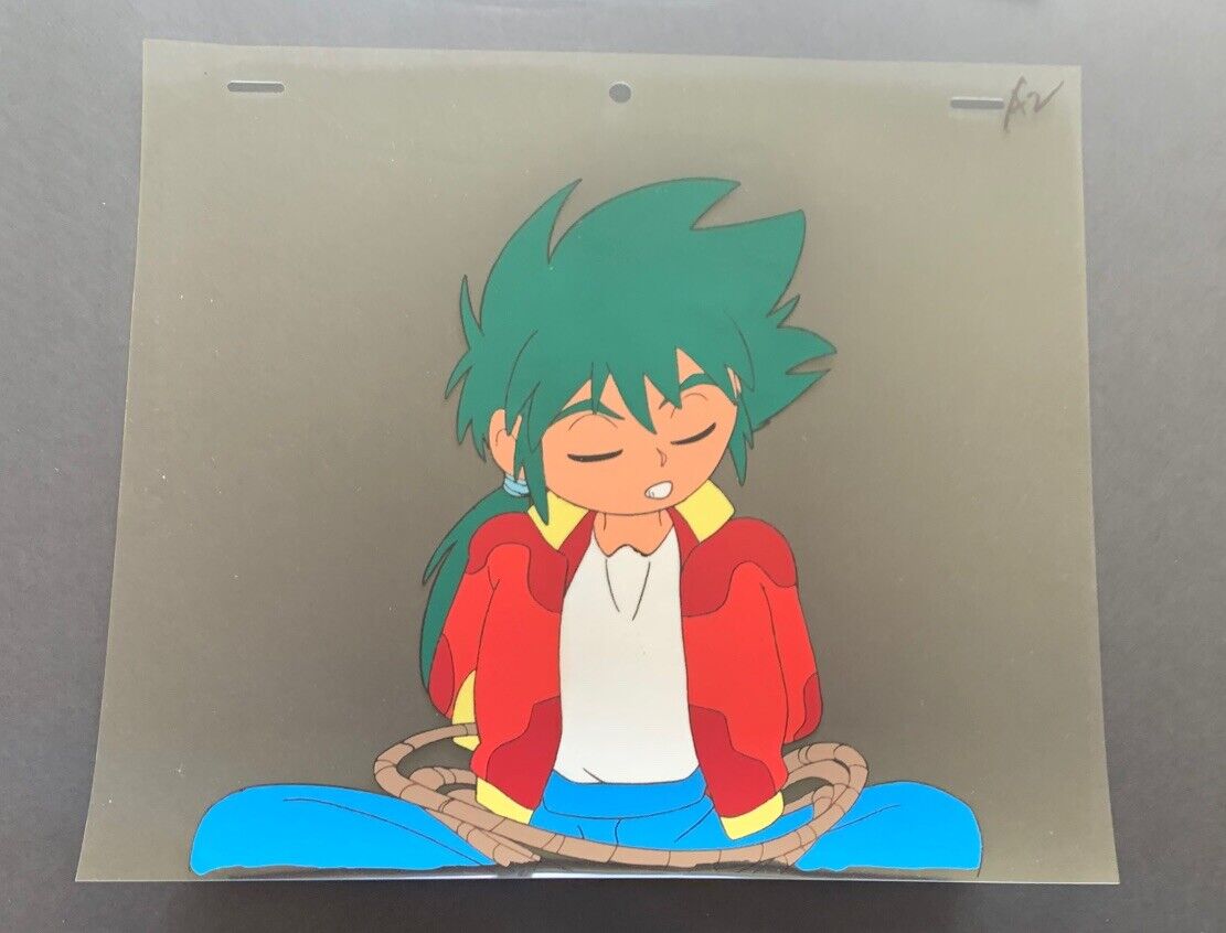 Densetsu No Yuusha Da Garn anime cel A1 w/ Genga ~ Ray Rohr Artifacts