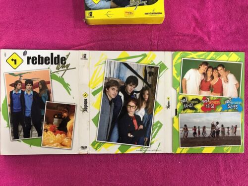 REBELDE WAY CON 3 DVD EPISODIOS 44 A 55 PLANETA JUNIOR - Picture 5 of 5