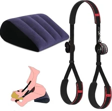 Sex Pillow Triangle Wedge Cushion Position BDSM Bondage Adult Couple Sex Toys