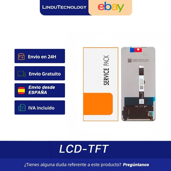 Pantalla Digitalizador+LCD Mi 10T Lite, Poco X3, X3 Pro, Original, Envio 24/48h.