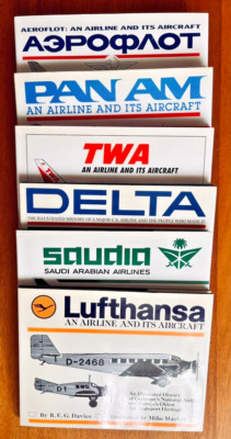 An Airline and Its Aircraft (Set of SIX Books) - R.E.G. Davies Series *Rare*