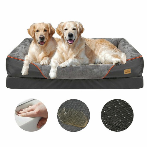 Waterproof Durable Dog Bed Sleeping Bed Ultra Soft Anti-Slip Machine Washable - Picture 3 of 12