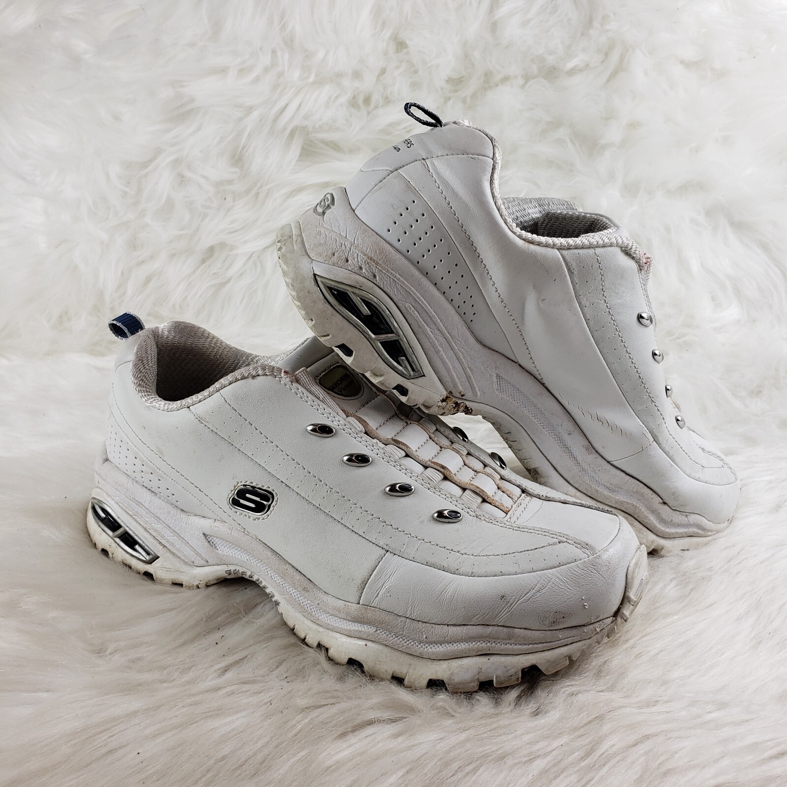 SKECHERS 1704 White Casual Athletic Shoes Womens Size US 7.5 EUR 37.5