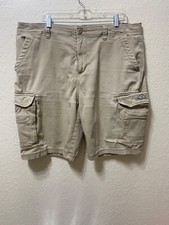 Vintage Men's Unionbay Cargo Short 40 TAN Many Pockets
