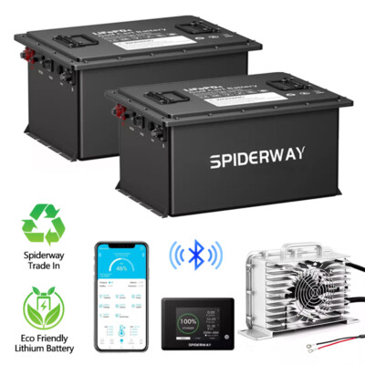 36V 210Ah LiFePO4 Lithium Battery with Charger for Toyota Hyster Crown Forklift