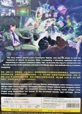 DVD Ingress The Animation Vol 1-11 End English Subtitle + TRACK