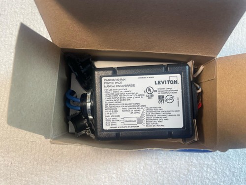 New In Box Leviton OSP20-RDH 120-230-277vac Black - New - Free Shipping