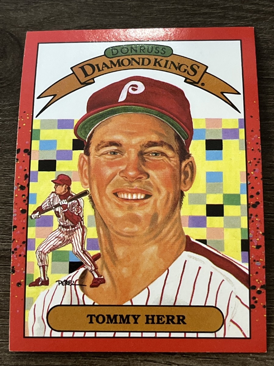 ERROR NO DOT 1990 DONRUSS BASEBALL CARD #15 TOMMY HERR PACK