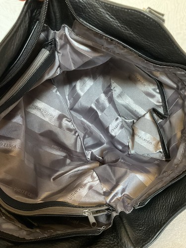 Large PIERRE CARDIN Black Leather Tote/Shoulder Bag / Handbag - Picture 12 of 12