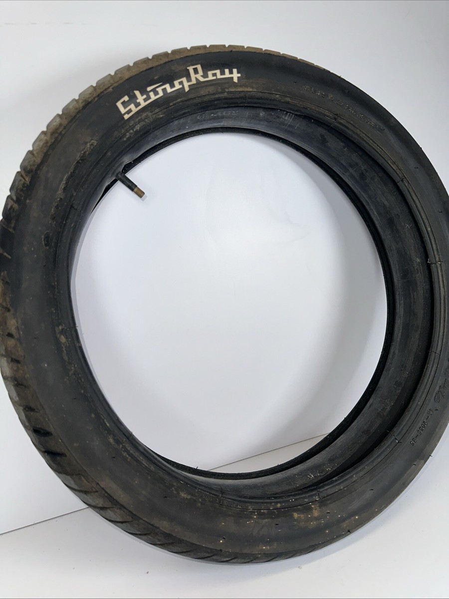 激レア Schwinn Sting-Ray wheel tire Schwinn USA Made Sting Ray Slik Preserved Bicycle Tire S-2