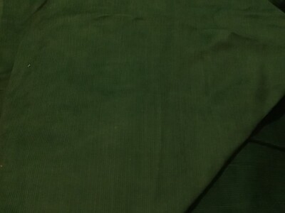 NEW forest GREEN CORDUROY FABRIC-Fine WELD- 42