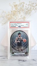 2019-20 Panini Obsidian Kyrie Irving SSP /25 Tunnel Vision Green Refractor PSA 9