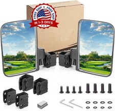 Espejo para carrito de golf vista trasera lateral vidrio de ajuste universal NEW