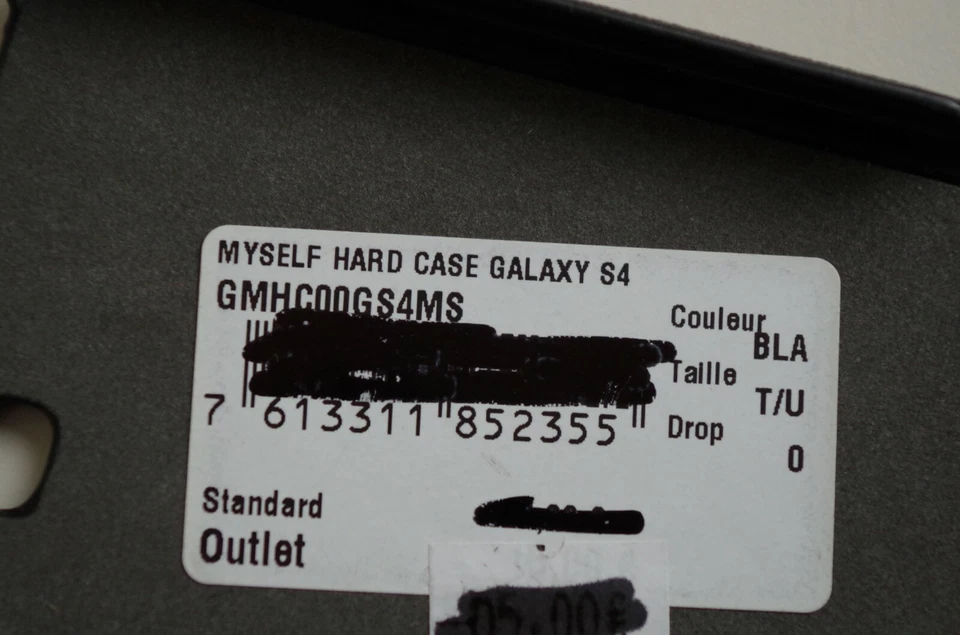 FUNDA GUESS SAMSUNG GALAXY S4 ESTAMPADO PALSTICO GRIS DURO TELÉFONO NEGRO 397 Foto 4 de 4