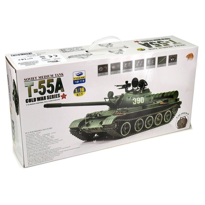 1/16 Hooben Russian T55A RC Tank Assembly Kit | eBay