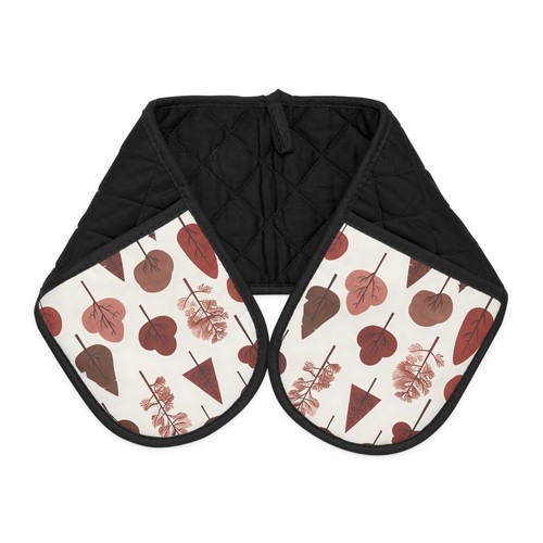 Fall Trees Oven Mitt, Autumn Kitchen Decor, Harvest Oven Glove, Thanksgiving - Picture 4 of 5