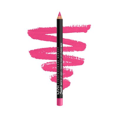 NYX PROFESSIONAL MAKEUP Suede Matte Lip Liner, Vegan Formula - Pink Lust (Hot