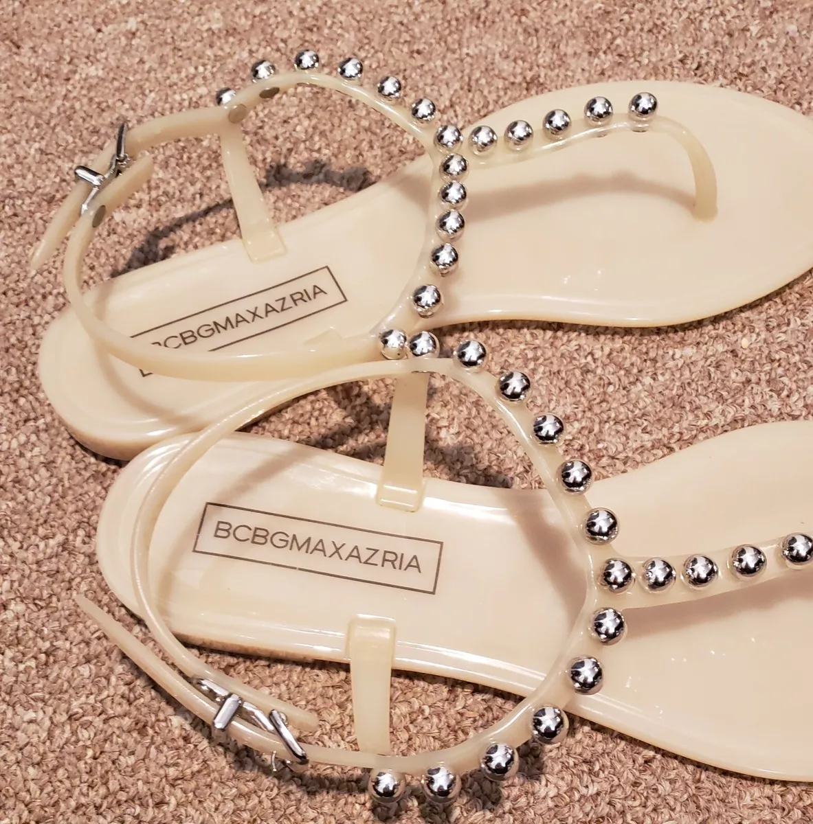 BCBG Maxazria jelly sandals. Size 6