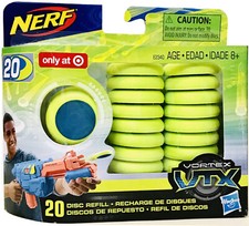 1 Pack Hasbro Nerf Vortex VTX 20 Disc Soar  Ricochet Refill Age 8 Years  Up