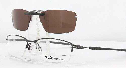 Custom Fit Polarized CLIP-ON Sunglasses For Oakley TRANSISTOR OX3085 51x18 - Picture 1 of 14