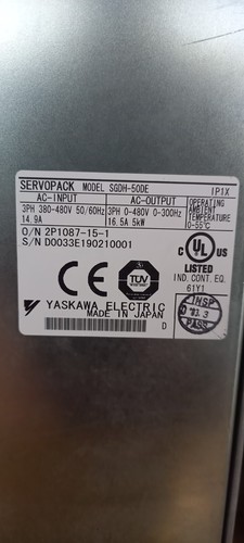 Servopack Yaskawa SGDH-50DE - Photo 2/4