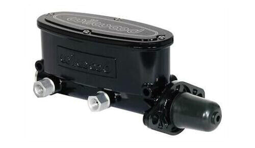 Custom 8" Dual Booster Wilwood Black Master Cylinder 1" Bore 260-8555-BK + Valve - Picture 3 of 5