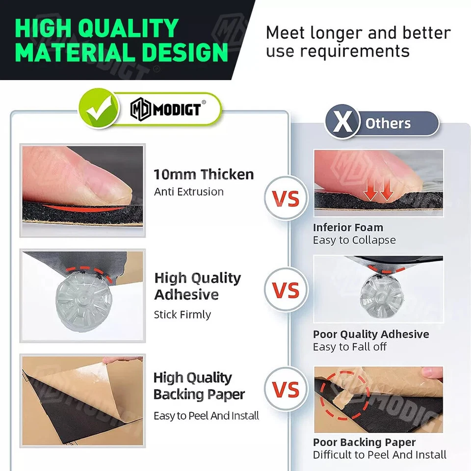 Silenciador de escape turbo automático de 16 pies cuadrados almohadilla de barrera de aislamiento alfombrilla protectora térmica Foto 2 de 4