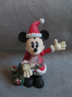 Enesco Mickey Mouse As Santa Nutcracker 4'' Figure