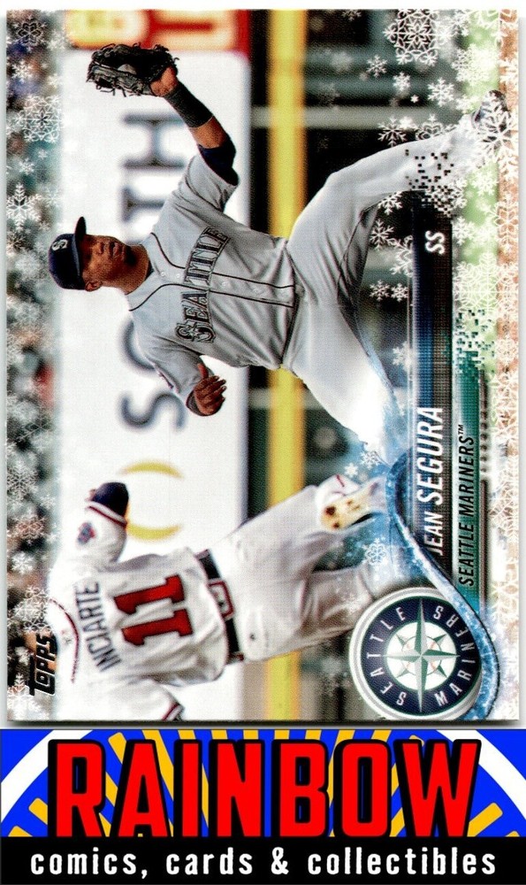 2018 Topps Holiday #HMW157 Jean Segura Metallic Snowflake