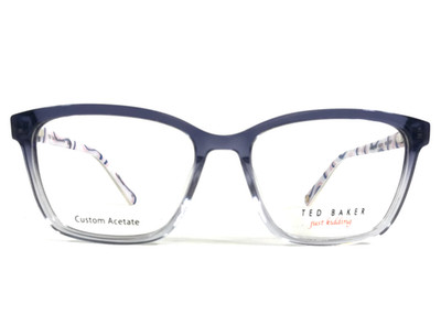 Ted Baker Brillengestelle B982 PUR Lila Farbverlauf Cat Eye Vollrand 50-15-135