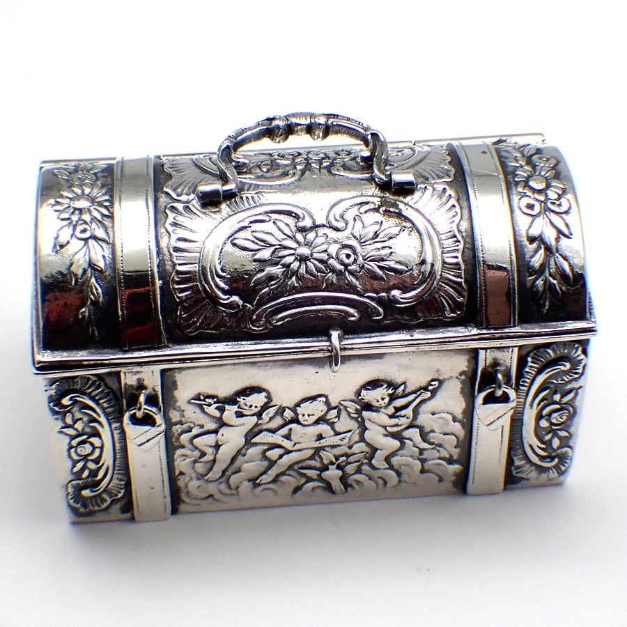 1850-1899 Antique German Silver Boxes for sale | eBay