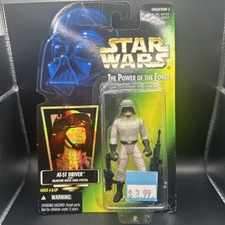 Star Wars Power Of The Force AT-ST Driver 3.75 Action Figure 1996 Hasbro Sealed